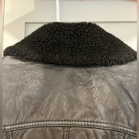 MICHAEL MICHAEL KORS Vintage Lambskin Leather Jacket Black (1X) GUC - Picture 5 of 9